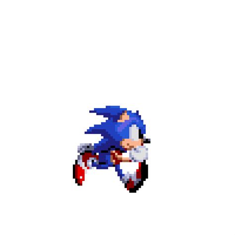 Pixilart Sonic Walking By Blue Blue