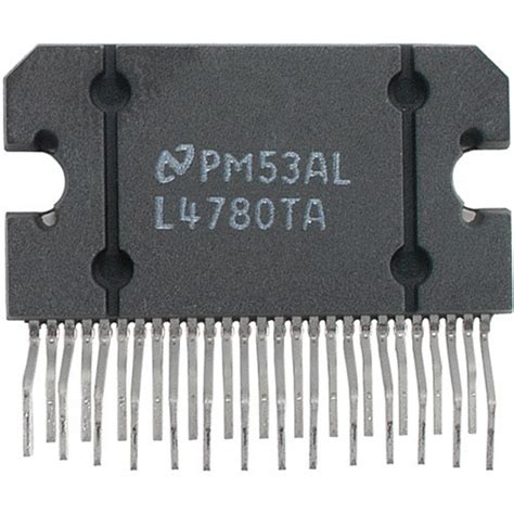 National Semiconductor LM4780 / L4780TA, TO220-27 case - Retroamplis