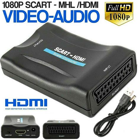 Cheap Maijiabao Scart To Hdmi P Hz Hd Video Audio Adapter