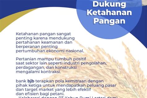 Komitmen Dukung Ketahanan Pangan Dengan Melakukan Kolaborasi Berbagai