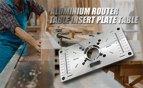 Aluminium Fr Sertischplatte Router Table Insert Plate Mm