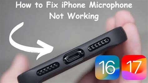 How To Fix Iphone Microphone Not Working After Update Youtube