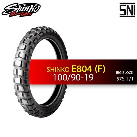 Jual Shinko E804 F 100 90 19 57S T T Shopee Indonesia