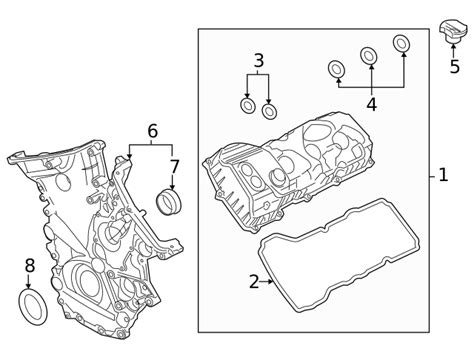 Ford Oem Valve Cover Ml Z F Ford Parts Center