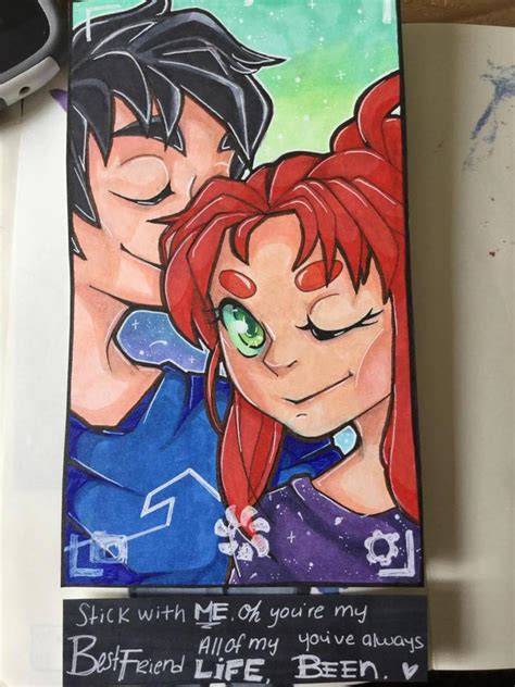 Nightwing X Starfire Teentitans Lovers By Shariashark On Deviantart