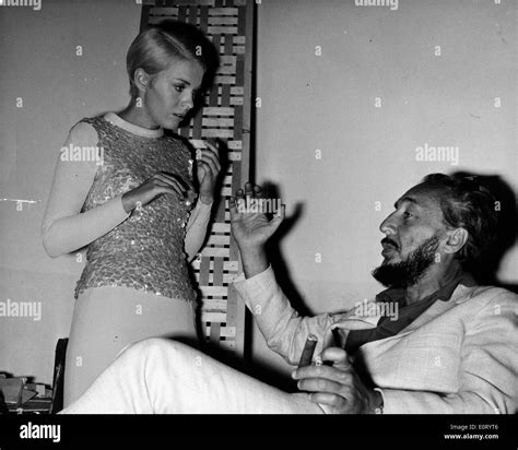Novelist Romain Gary with wife Jean Seberg Stock Photo - Alamy