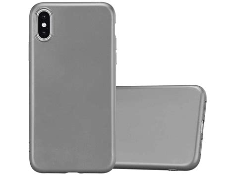 Cadorabo Tpu Matt Metallic Silikon H Lle Backcover Apple Iphone Xs