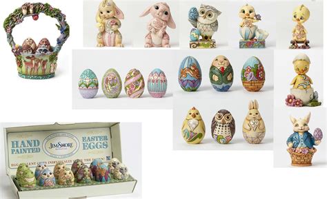 Enesco Jim Shore Spring Easter Figurine Character Eggs 4040707 (Choose ...