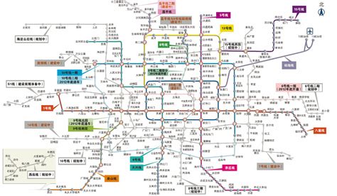 北京地铁运营线路图2013年最新版图京城网