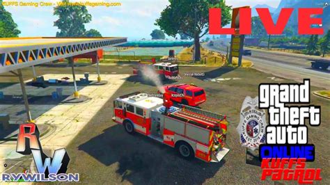 GTA 5 Kuffs LIVE Roleplay Firefighting EMS Stream In Los Santos YouTube