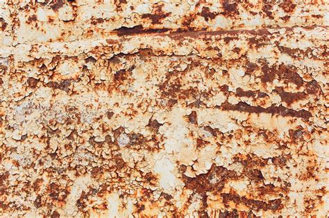 Premium Photo Rusted White Painted Metal Wall Rusty Metal Background