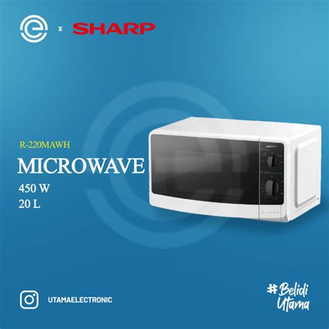 Promo SHARP Microwave 20 Liter R 220MA Cicil 0 3x Jakarta Pusat