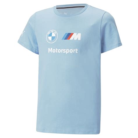 Koszulka Bmw M Motorsport Essentials Logo Niebieska Dzieci Ca