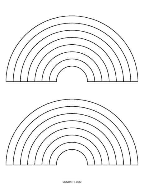 Free Printable Rainbow Templates And Coloring Pages For Kids Mombrite