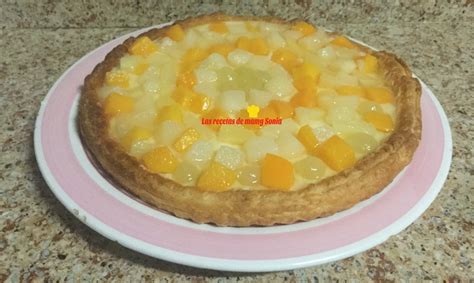 LAS RECETAS DE MAMY SONIA TARTA DE HOJALDRE Y FRUTAS SIN AZÚCAR