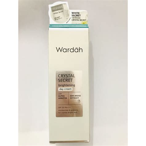 Wardah Crystal Secret Brightening Day Cream 15ml Shopee Malaysia