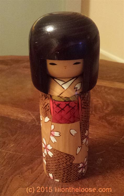 Souvenir Kokeshi Japanese Wooden Dolls Lili On The Loose