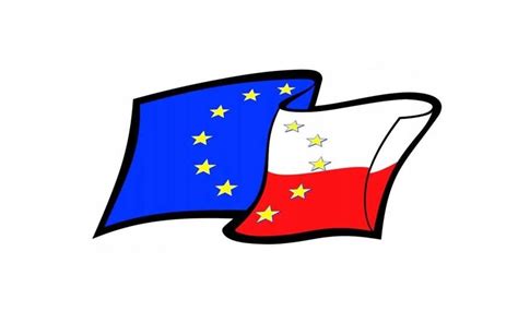 Naklejka Nalepka Flaga Polska Euro Eu Unia Europej Za Z Z