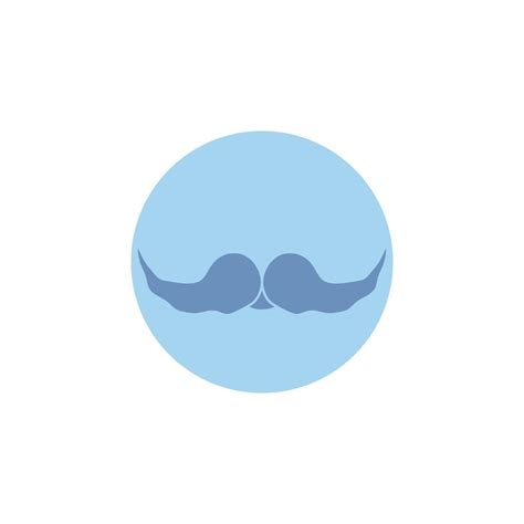 Moustache Hipster Movember Male Men Glyph Icon Vector Art