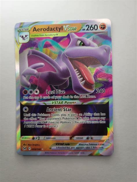 Aerodactyl Vstar 093 196 Lost Origin Ultra Rare Pokemon NM MINT EBay