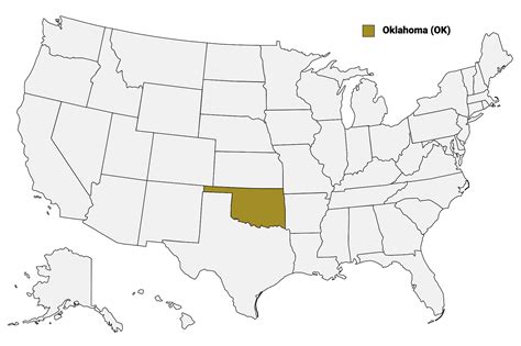 Oklahoma Counties Map | Mappr