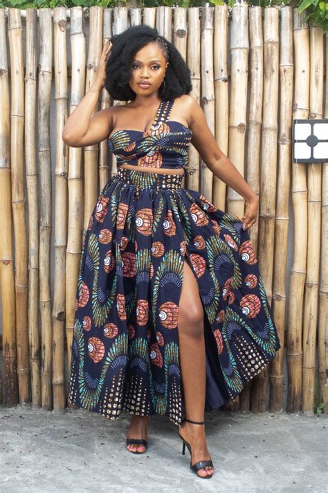 Alero African Print Maxi Skirt African Long Skirts Naborhi