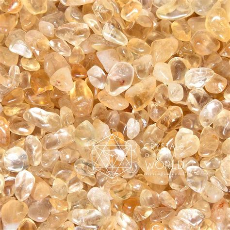 Citrine Chips Crystals Of The World