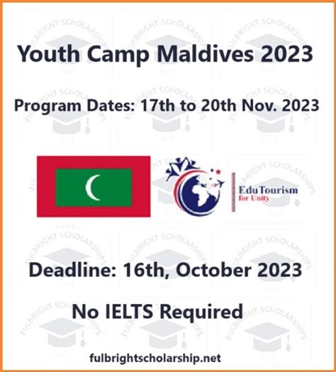 Youth Camp Maldives Fully Funded Trip