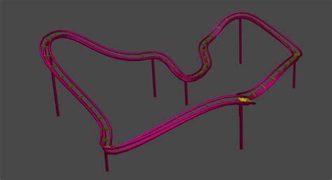 Artstation Roller Coaster Track