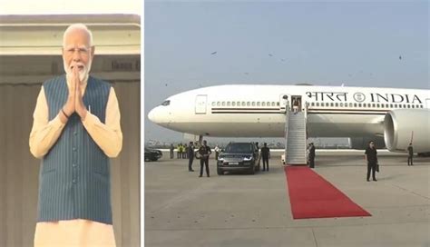 Pm Modi Arrives In Delhi After Concluding Two Nation Visit To Russia