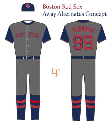 Boston Red Sox Away Alternates Concept Uniform : r/baseball