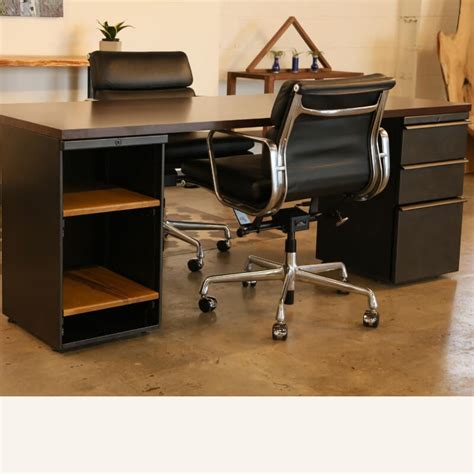 Industrial Desk Ideas greencleandesigns.com industrial office ideas