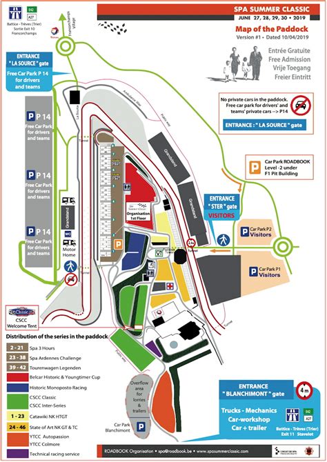 Map Of The Paddock Spa 3 Hours