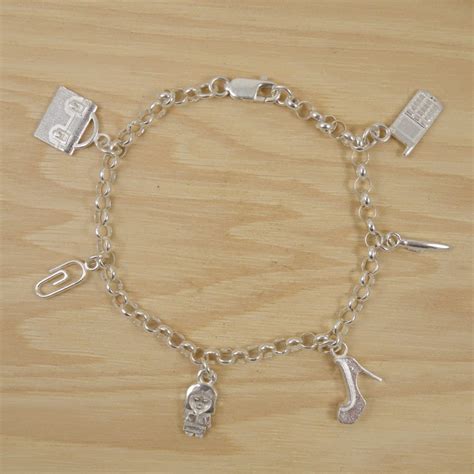 Pulsera De Las Profesiones Justicia De Plata De Ley Plataole