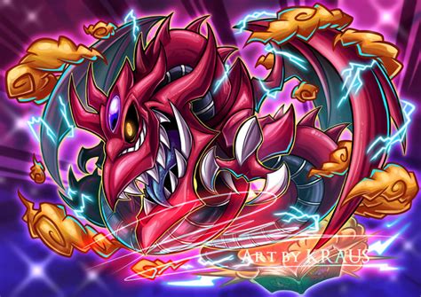 Slifer el dragón de Toon por Kraus Illustration en DeviantArt Yugioh