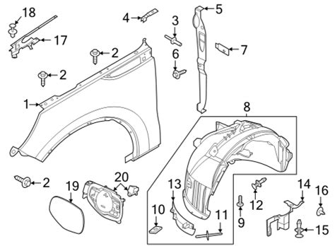 LC5Z 16102 B LC5Z16102B Genuine Ford SHIELD