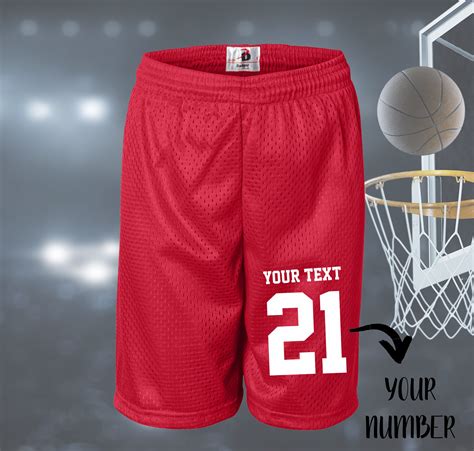 Custom Basketball Mesh Shorts I Sports Shorts I Unisex Etsy