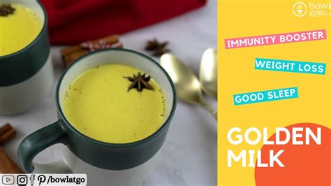 Golden Milk Recipe Shorts Immunity Booster Drink Turmeric Milk