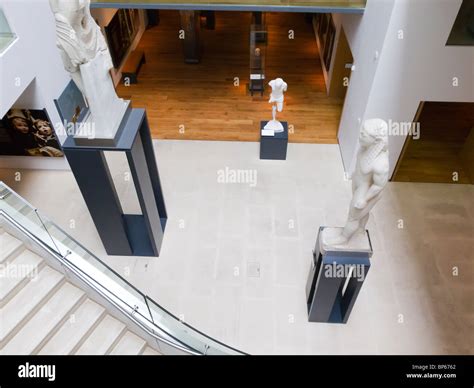 The Central Atrium Area At The Ashmolean Museum In Oxford England