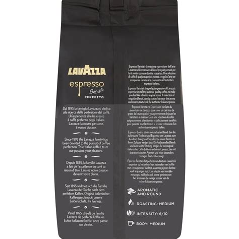 Lavazza Espresso Barista Perfetto Coffee Beans 1kg Woolworths