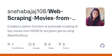 GitHub Snehabajaj108 Web Scraping Movies From IMDB Created A Python