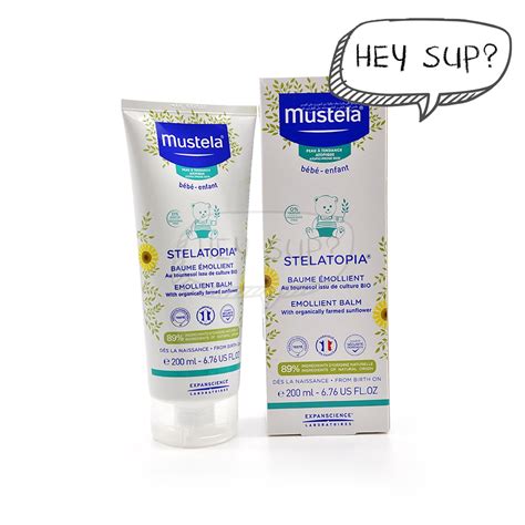 Mustela Stelatopia Emollient Balm 200ml Rich Texture Shopee Thailand