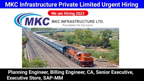 Mkc Infrastructure Private Limited Recruitment Civil Engineering