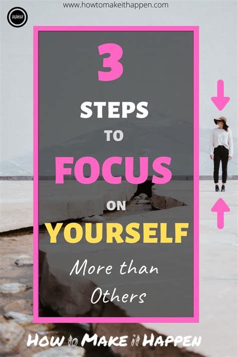 Focus Focus On Yourself First Moving Forward With Your Life Learn How