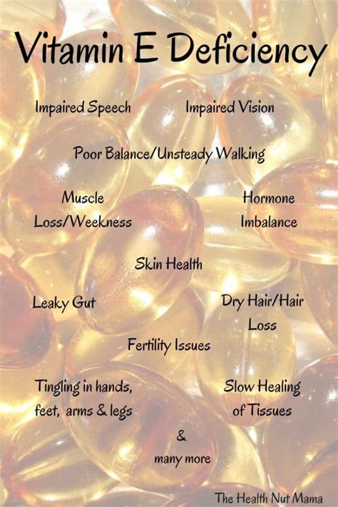 Vitamin E Deficiency Diseases