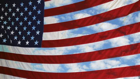 American Flag And Clouds Free Stock Photo Public Domain Pictures