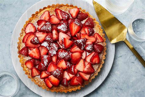 Almond And Strawberry Tart Recipe