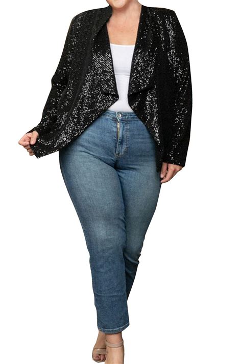 Designer Plus Size Sequin Jacket Sequin Jackets Kyle X Shahida Kyle X Shahida