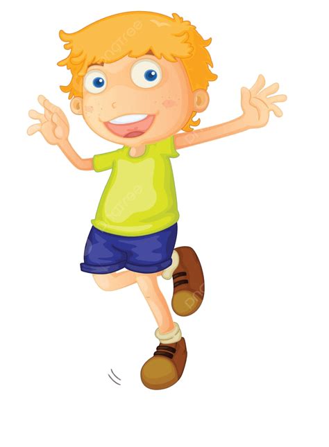 A Boy Jumping Vector Boy Vector Jumping Vector Boy Png And Vector