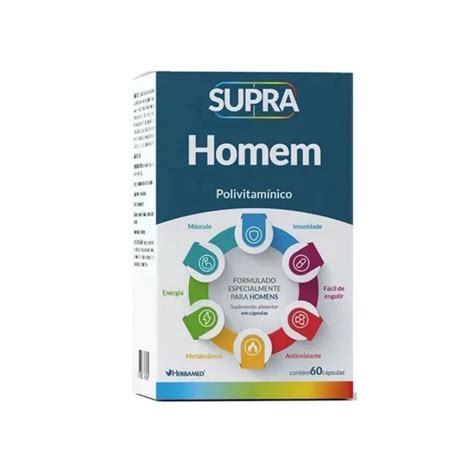 Vitamina Para Homens Mais Energia Disposição Musculo 60caps Submarino